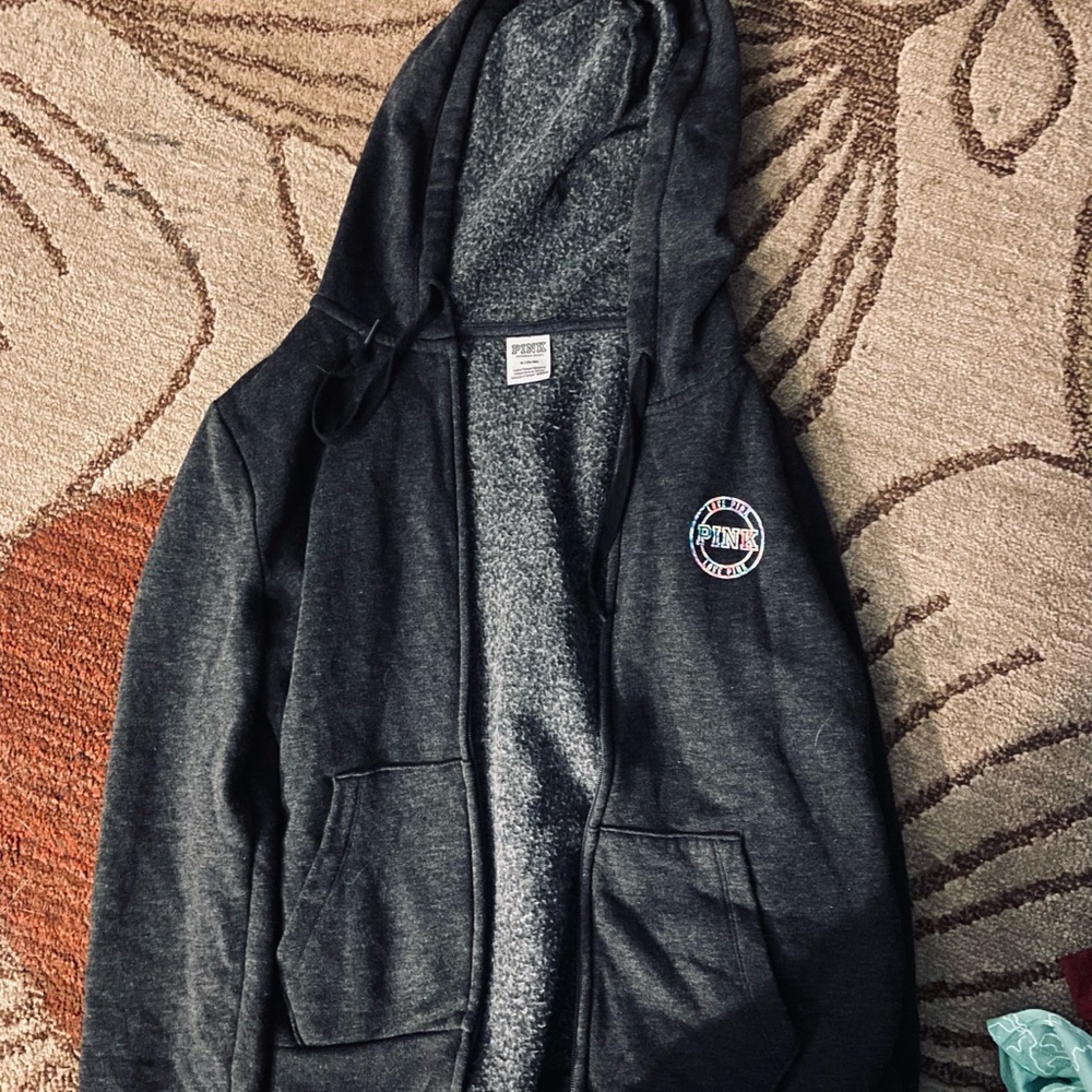 pink medium zip up